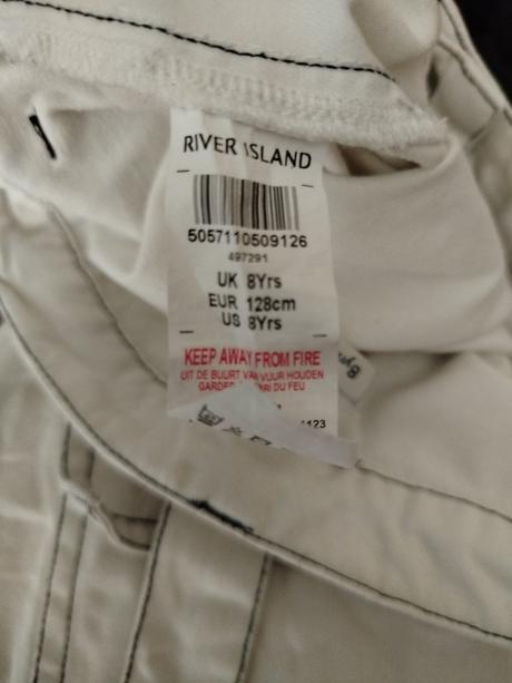 Letní kalhoty zn. river island vel.128, river island,128