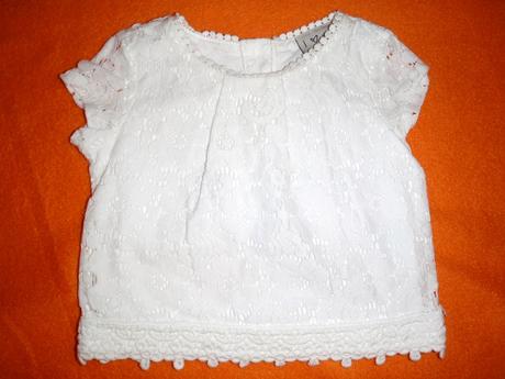 Nádherná sněhově bílá krajková blůzka od nextu, next,68