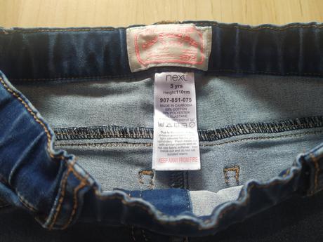 Dívčí 3/4 džíny next, next,110