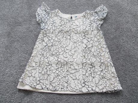 Sváteční halenka, tričko, vel.128, h&m,128