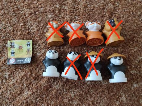 Figurky kunfu panda kidsworld, 