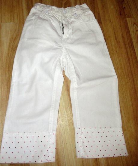 Plátěné tříčtvrťáky, h&m,116