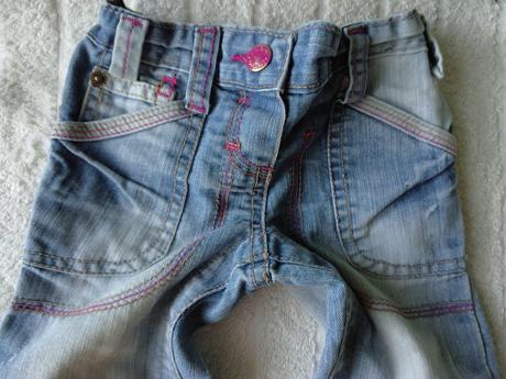 Šislé džíny růžové prošití, cherokee,86