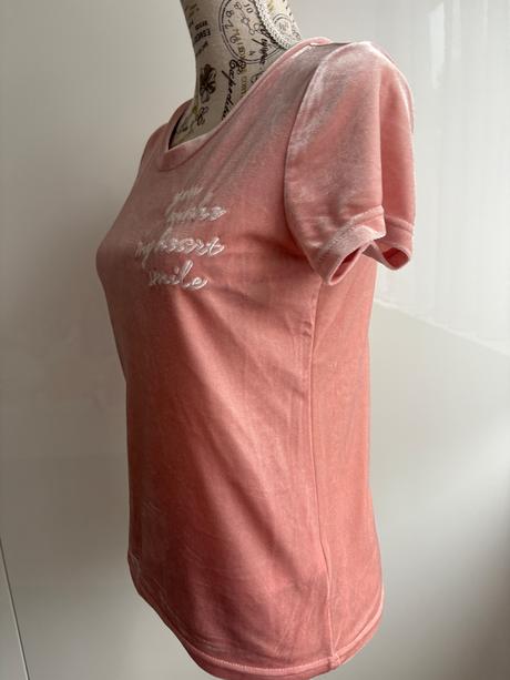 Růžové tričko laura scott 34, 34