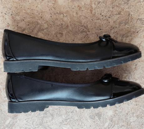 Černé baleríny, deichmann,38