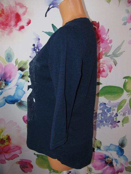 Dámská tmavě modrá halenka s 3/4 rukávem, s.oliver,m