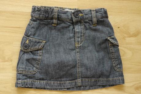 Dzinova sukynka s podsivkou - 4 roky, 98