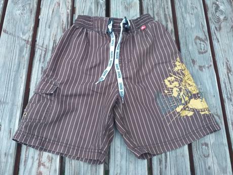 Plážové šortky chlapecké - proužkované, vel. 110, c&a,110