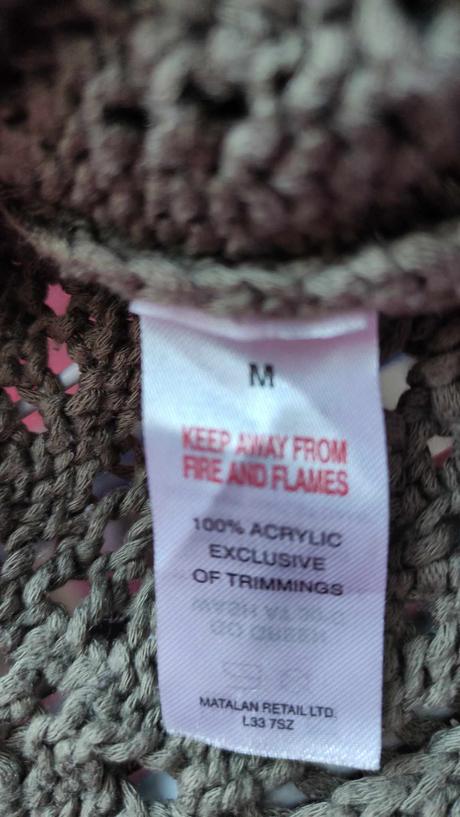 Svetr  děrovaný dámský vel.m, papaya,m