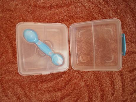 Dětský plastový box na svačinu, dělený,