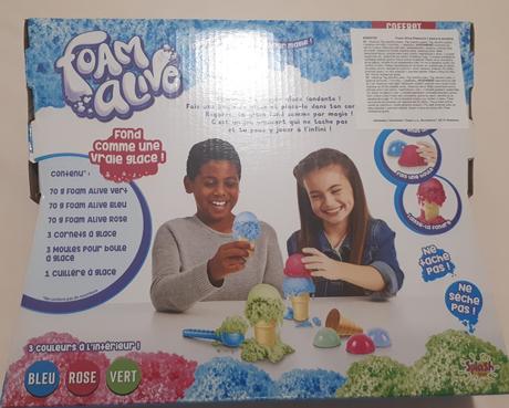 Foam alive - písková zmrzlina,