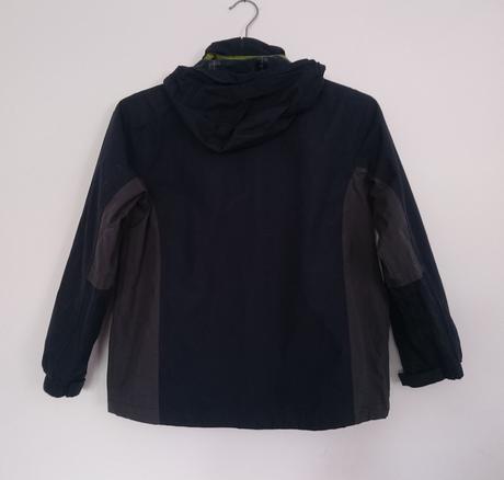 Vel. 140 modrá podzimní bunda s kapucí, regatta,140