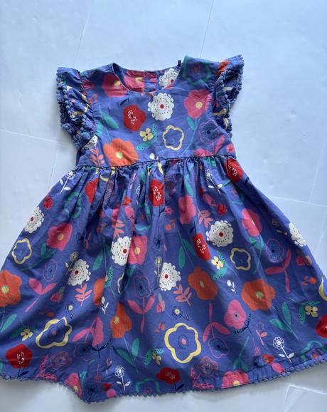 Ob/ šaty modré - v.4-5 let, 110