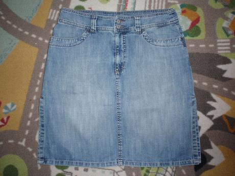 H.i.s sukně-sukýnka džínová-riflová vel.l., l