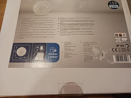 Velká svítící dekorace 3x, 