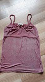 Tílko retro jeans, s