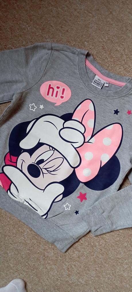 Mikina s minnie zn."disney" vel."128", disney,128
