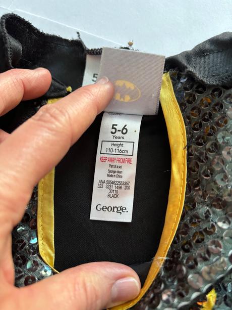 An2/ kostym bat girl - v.5/6 let, 