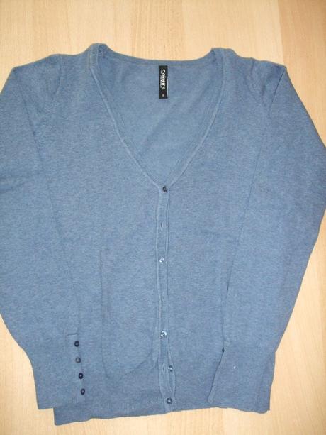 Jemný modrý sveter colours of the world, takko,s