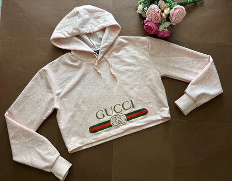 Mikina crop top - v.cca 12/13 let, 158