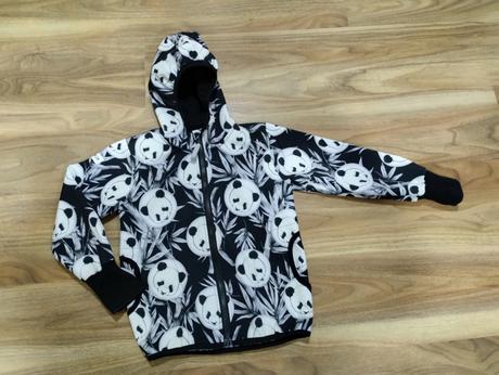 Softshellová bunda crawler panda, 110
