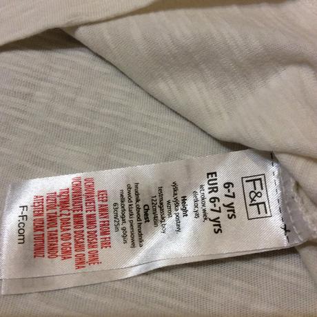 Bavlněné tričko s kamínky, f&f,122