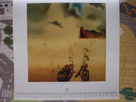 Salvador dalí nástenný kalendár 1998, 