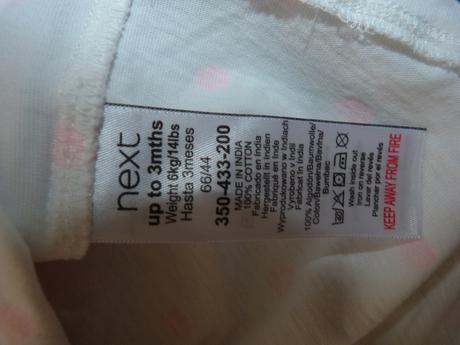 Bavlněné šatičky vel. 62, next,62