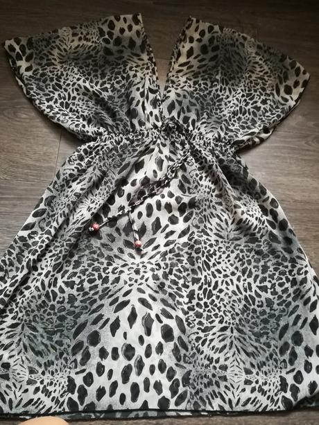 Volná tunika s leopardním vzorem, m