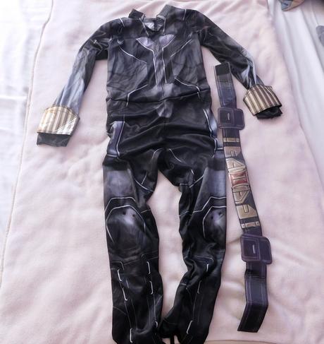 Kostým superhrdiny black widow vel.5/7let, 