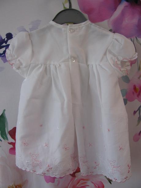 Letní,sváteční,dívčí šatičky-bambi-vel.6-12 měs., 80