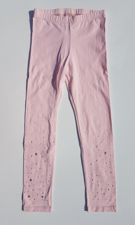 L207	dívčí legíny hvězdičky vel. 128-134, george,128