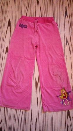 Tepláky pro holky - růžové, vel. 128, m&co,128