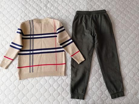 Tepláky + svetřík, 122/128, pepco,128