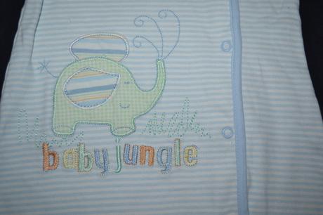 Bavlněný spací pytel na 0-6měs.se slonem,