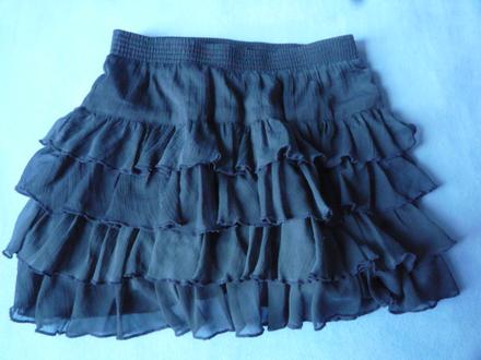 Tmavě modrá volánková sukně vel. 146, takko,146