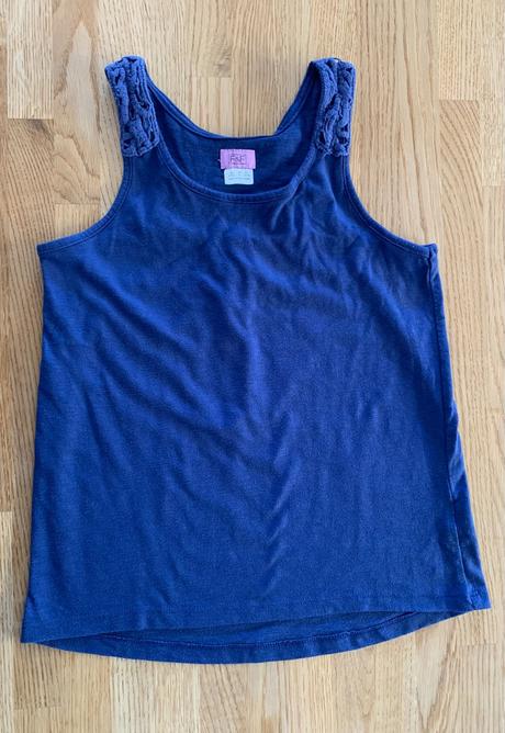 Tílko & tričko modré f&f vel. 134/140, f&f,134