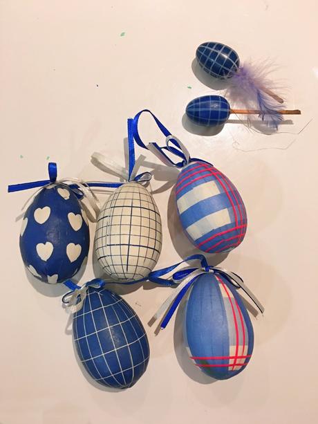 Velikonoční dekorace - vajíčka,