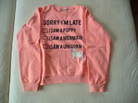 Mikina jednorožec vel. 146/152, 146