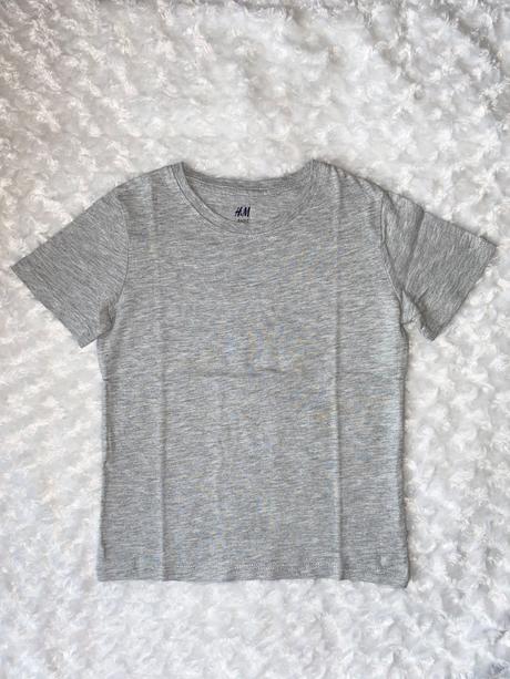 Šedé tričko h&m, h&m,104