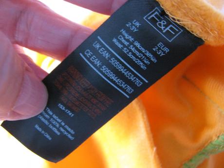 Kostým-oranžový overal dýně halloween, 