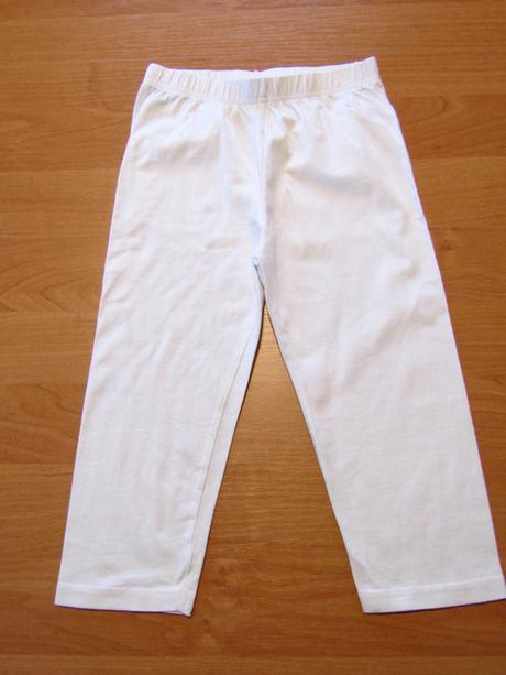 Bavlněné 3/4 legíny vel 128, 128