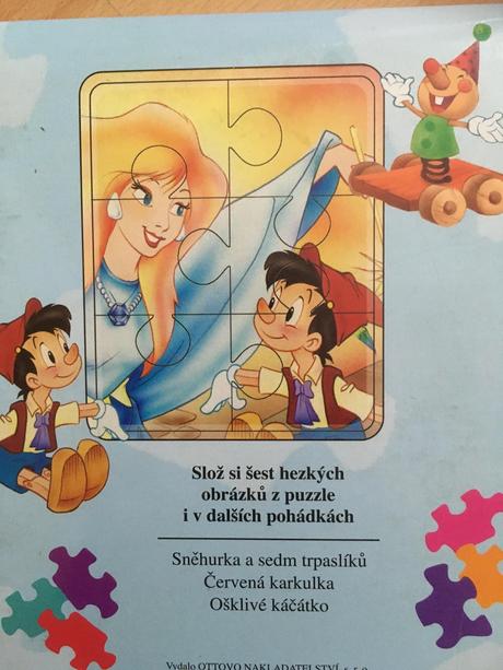 Leporelo s 6 puzzle pinocchio, 