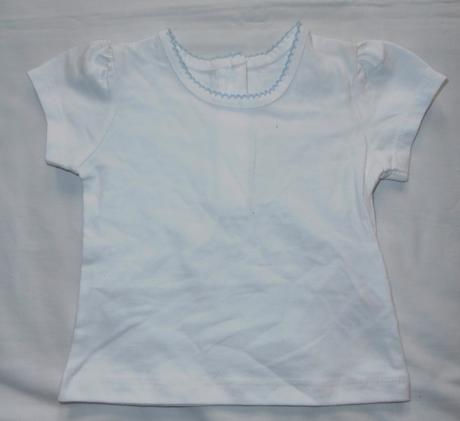 W87. bílé tričko 0-3 měs., matalan,62