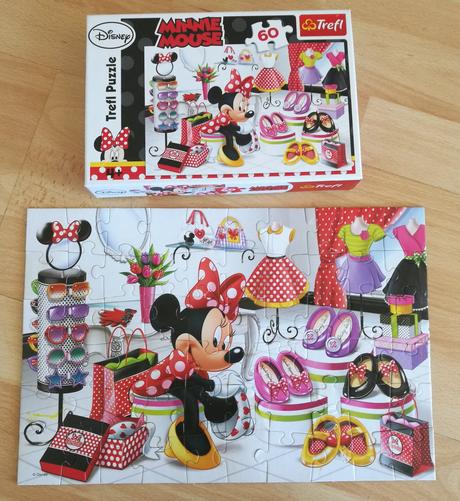 Puzzle minnie mouse 60 dílků trefl, 
