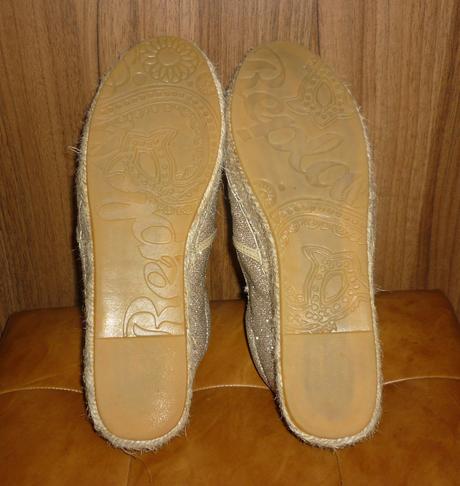 Zlaté dámské espadrilky replay, replay,39