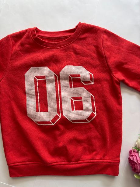 K1/ mikina cihlové barvy - v.5/6 let, primark,116