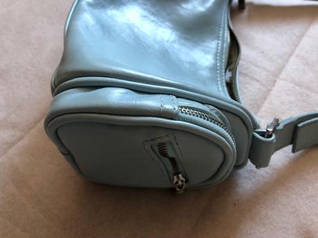 Svetle modra kabelka mango, mango