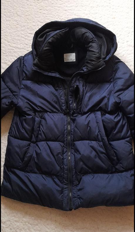 Zara juniorská zimní bunda s kapucí, zara,164