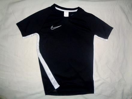 Černobílé funkční tričko nike - dri-fit 128/134, nike,128